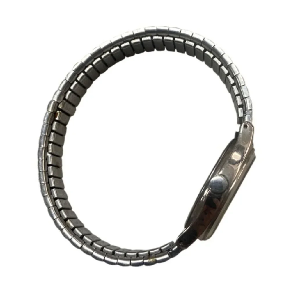 Vintage Pulsar Women's Watch Stretch Band Silver - Picture 6 of 9